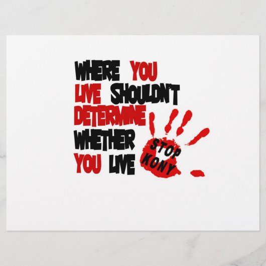 STOP KONY 2012 FLYER (Voorkant)