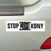STOP KONY! Bumpersticker (Op auto)