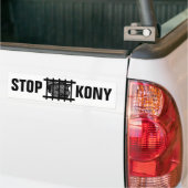 STOP KONY! Bumpersticker (Op Truck)