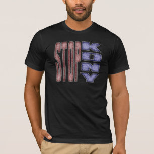 STOP KONY - Kinder Crayon gekleurd design T-shirt