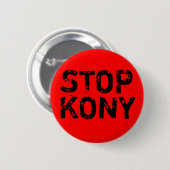 Stop Kony Ronde Button 5,7 Cm (Voorkant /achterkant)