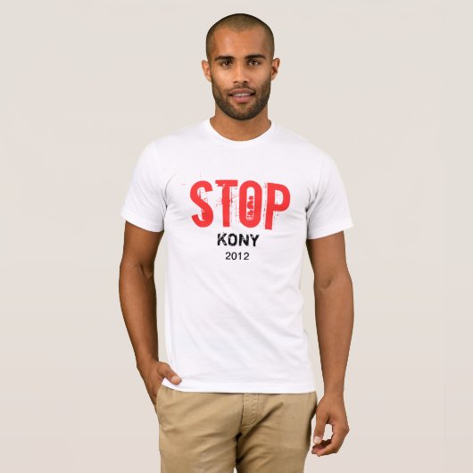 Stop Kony T-shirt (Voorkant volledig)