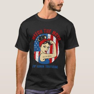 Stop mensenhandel - bekijk de film t-shirt