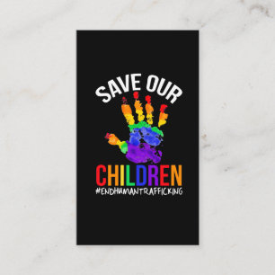 Stop mensenhandel bespaart onze kinderbewustzijn visitekaartje