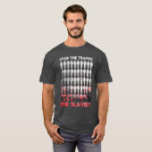 Stop mensenhandel t-shirt (Voorkant volledig)