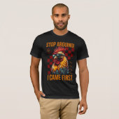 Stop met argumenteren dat ik het eerste grappige h t-shirt (Voorkant volledig)