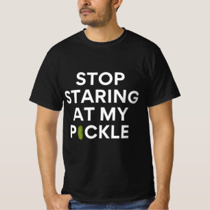 Stop met beginnen bij mijn augurk vuile grappen Ha T-shirt