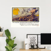 Stop met bloed in je bedrijf poster (Thuiskantoor)