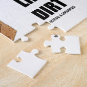 Stop met bodembehandeling als vuile bodemhorizons legpuzzel (Zijkant)