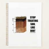 Stop met bodembehandeling als vuile bodemhorizons planner (Voorkant)