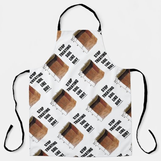 Stop met bodembehandeling als vuile bodemhorizons schort (Voorkant)