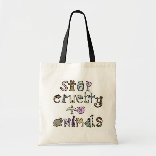 Stop met Cruelty Bag Tote Bag (Voorkant)