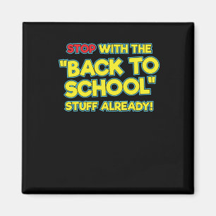 Stop met de rug naar school dingen al magneet