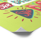 Stop met dromen, begin met zachte Limoen Poster (Hoek)