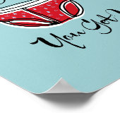 Stop met geloven in het Poster van de kerstondergo (Hoek)