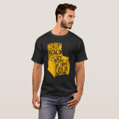 Stop met haten voor luie mensen Recliner-stoel Gra T-shirt (Voorkant volledig)
