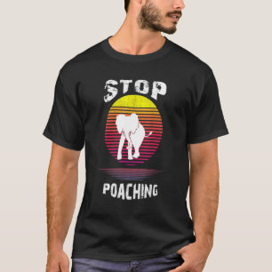 Stop met het aanspoelen van wilde dieren Elephant T-shirt