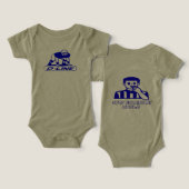 Stop met het dragen van Baby-outfit (Ontwerp Voorkant & Achterkant)