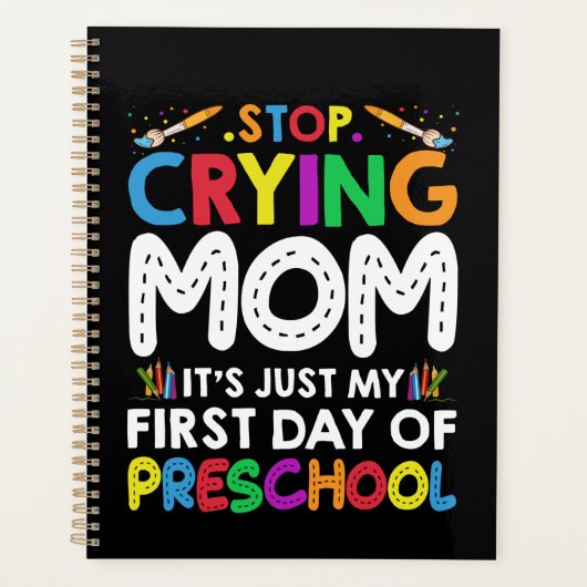 Stop met het drogen van mama... planner (Voorkant)