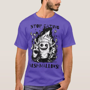 Stop met het eten van Marshmallows Protest T-shirt