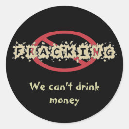 Stop met het fracken van Stickers