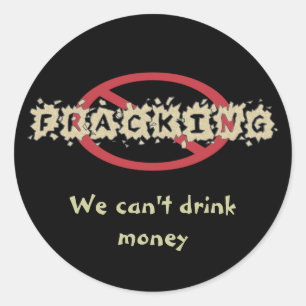 Stop met het fracken van Stickers
