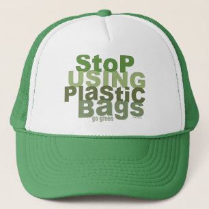 Stop met het gebruik van plastic tassen Go Green P Trucker Pet