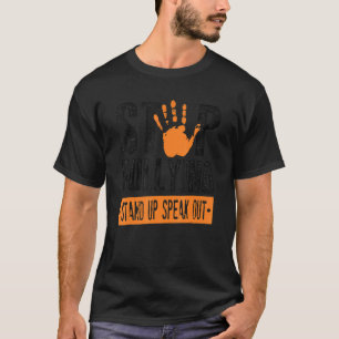 Stop met het opstaan van het Sinaasappel in het pe T-shirt