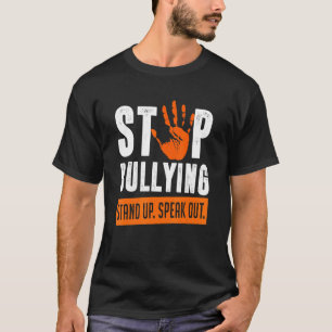 Stop met het opstaan van pesten Spreek uit Oranje  T-shirt