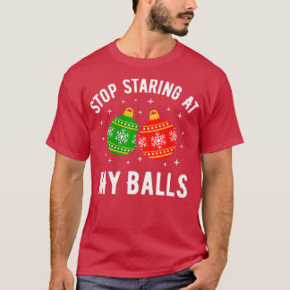 Stop met het staren op mijn zalen t-shirt