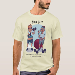 Stop met het uitwerken van grappige Mannen T-shirt