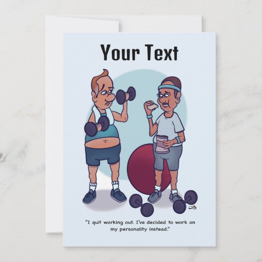 Stop met het uitwerken van grappige platte Kaart (Voorkant)