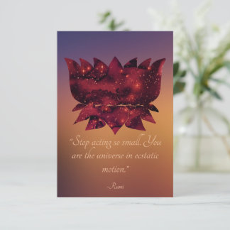 Stop met het werken met Small Rumi Quote Celestial Kaart