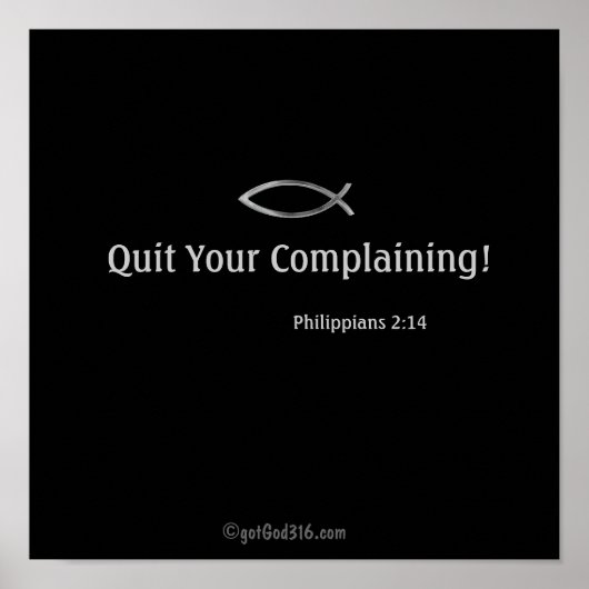 Stop met klagen! gotGod316.com Poster (Voorkant)