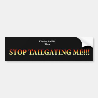 Stop met me te trappen! bumpersticker