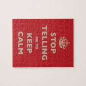 Stop met mij te vertellen dat ik kalm moet blijven legpuzzel (Horizontaal)