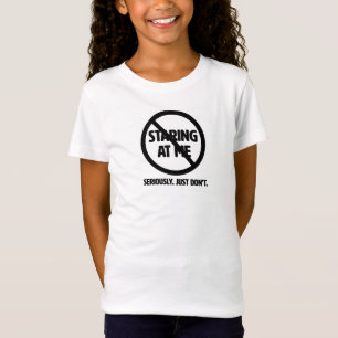 Stop met naar me te staren Shirt