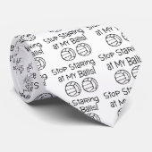 Stop met naar mijn ballen te kijken stropdas (Opgerold)