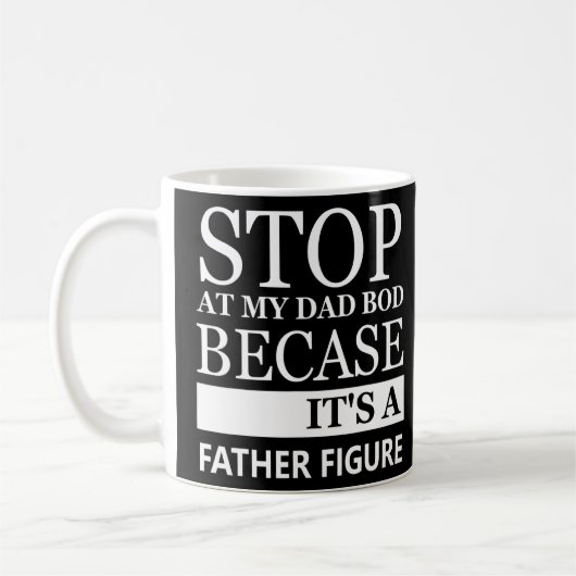 Stop met naar m'n vader te kijken omdat het een va koffiemok (Links)