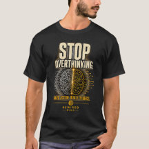 Stop met overdenken | Rewired Mind Zwart