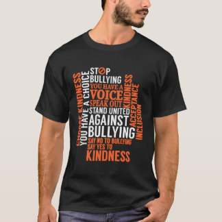 Stop met pesten Eenheid Dag Vriendelijkheid T-shirt