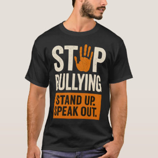 STOP MET PESTEN - STA OP. SPREEK JE UIT. T-SHIRT