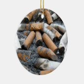 Stop met roken! Ashtray Keramisch Ornament (Rechts)