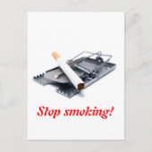 Stop met roken! briefkaart (Voorkant)