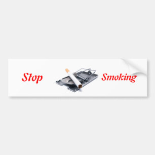Stop met roken! bumpersticker