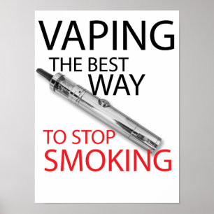 Stop met roken poster