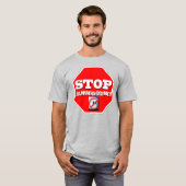 Stop met Sandbagging! T-shirt (Voorkant volledig)