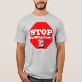 Stop met Sandbagging! T-shirt (Voorkant)