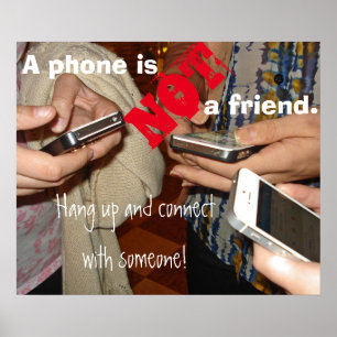 Stop met sms'en! - Poster voor klaslokalen