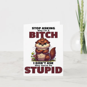 Stop met vragen waarom ik een kreng ben, ik vraag kaart